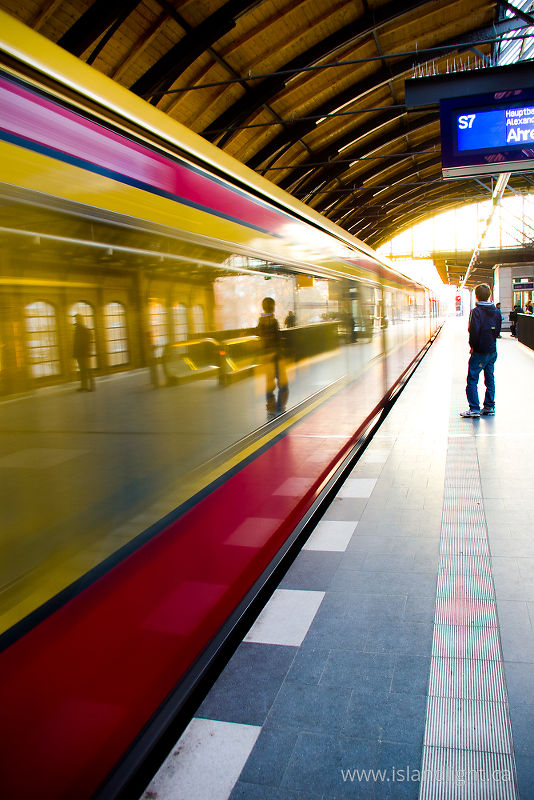 Waiting at the Station - Berlin Urban photo