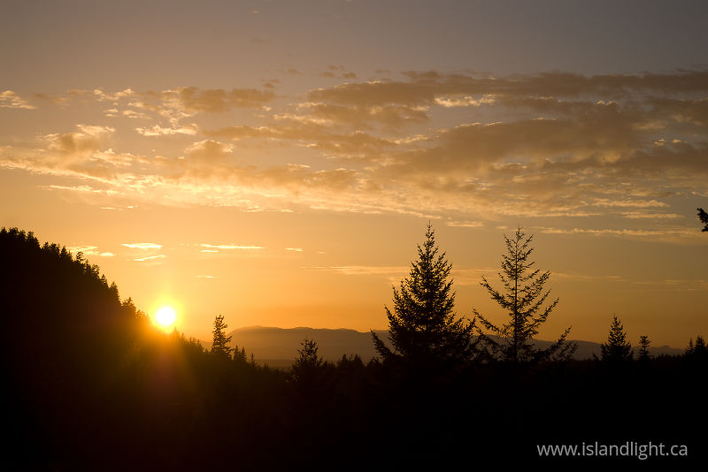 Evening Sky - Cortes Island  photo