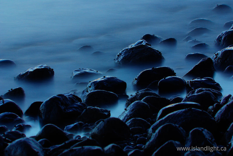 Blue on Blue - Cortes Island Shoreline photo