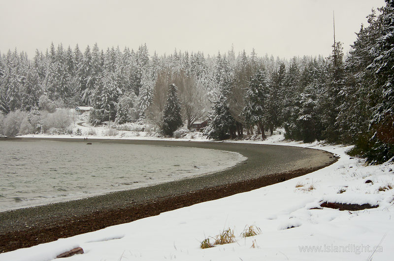 Winter at Smelt Bay - Cortes Island  photo