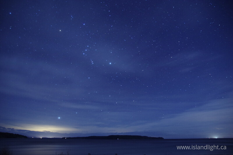 Orion over Hernando Island - Hernando Island Star photo