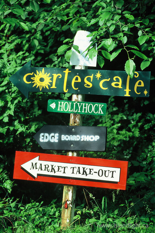Sign Post - Cortes Island Sign photo
