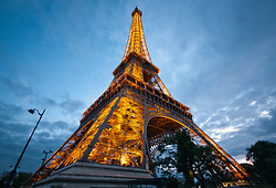 Eiffel Tower at Dusk - Paris  photo