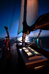 Night Sailing - Salish Sea  photo