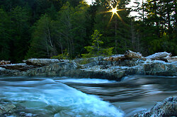 Reversing Falls ~ Creek Photo from Cortes Island Canada.