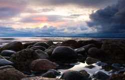 Between sea and sky ~ Seashore Photo from Cortes Island Canada.