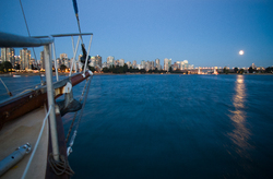 Entering False Creek - Vancouver Sailboat photo