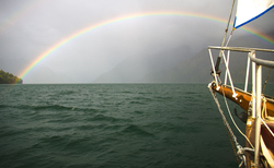 Rainbow - Knight Inlet Sailing photo