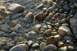 Water on Rock - Cortes Island Seashore photo