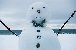 Hello from Snowman - Cortes Island Snowman photo