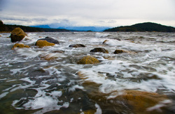 Moving Water - Cortes Island Storm photo