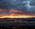 Stormy Sunset at Smelt Bay 5 - Landscape  photo from Smelt Bay Cortes Island British Columbia, Canada