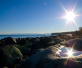 Sun II - Landscape photo from  Cortes Island BC, Canada